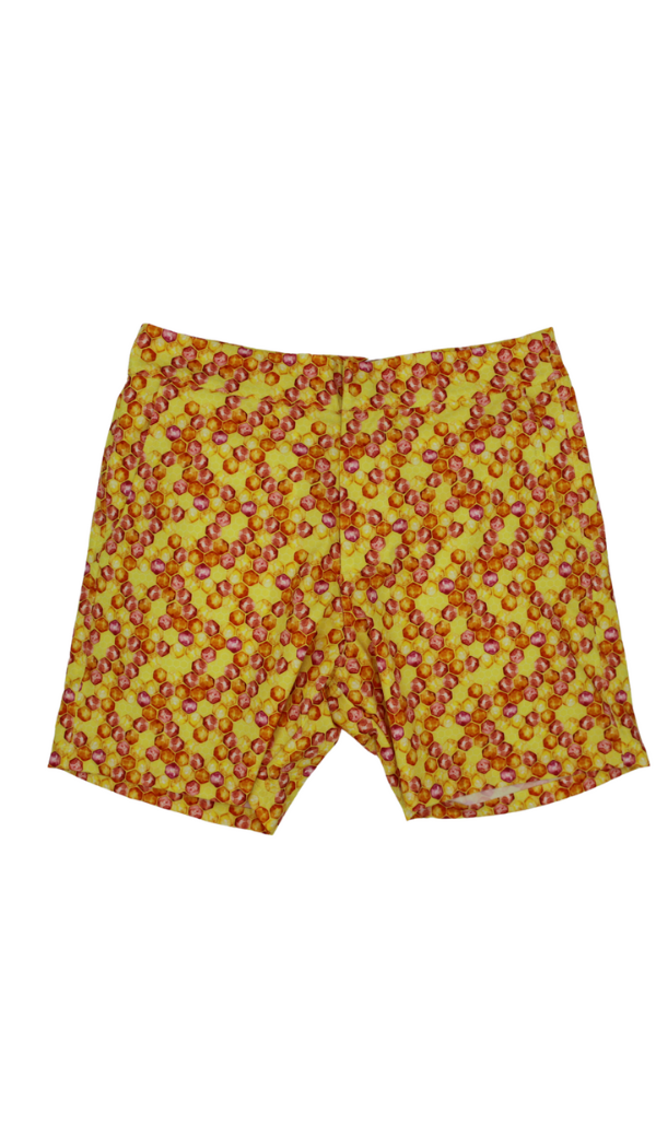 Willis Tailored Men's Swim Short in Buzz Yellow