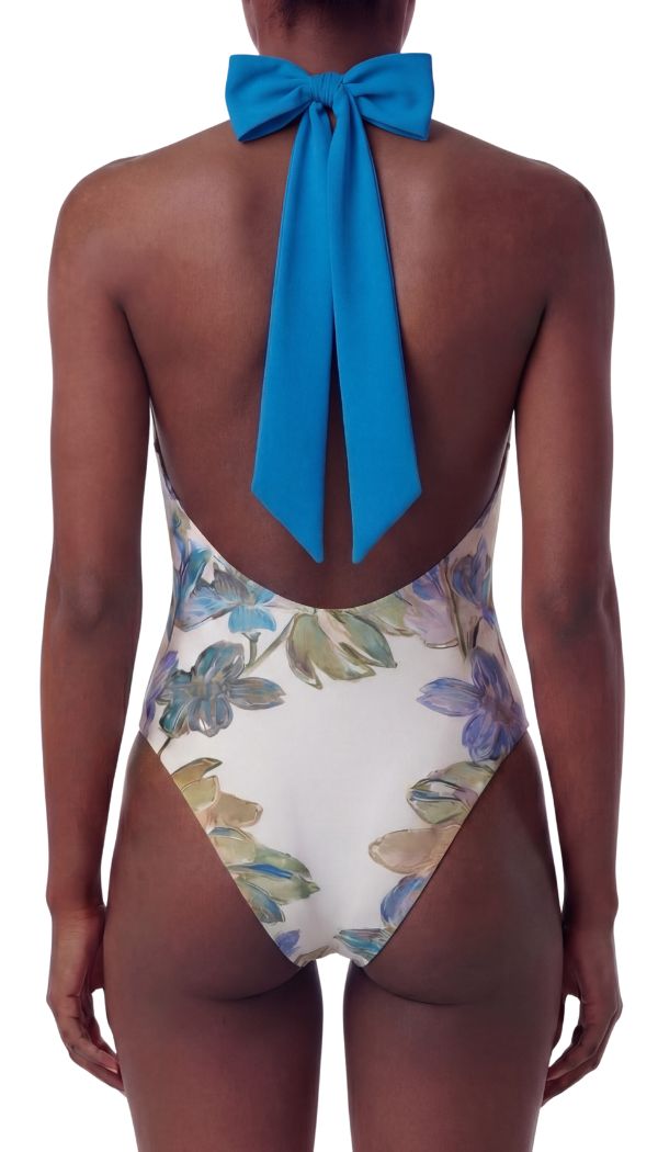 ICON - Reversible Hollie Halter Suit in Larkspur Riviera