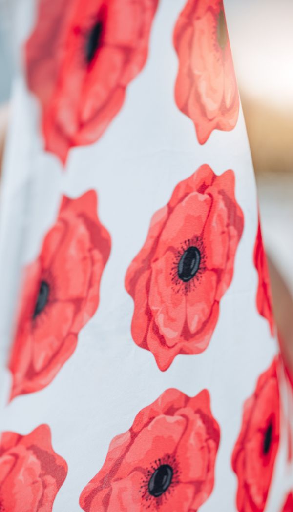 Lara Wrap Skirt - Very Poppy