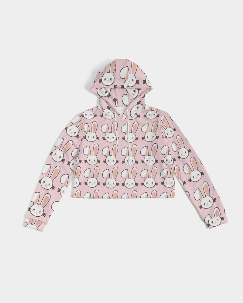 Some Bunny Loves You Croppped Hoodie