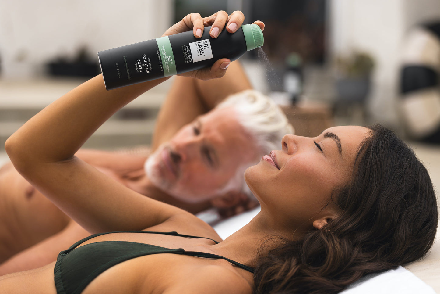 SOL LABS® Natural Mineral SPF 50 Sheer Mist - Broad Spectrum UVA/UVB Protection & Hydrating Formula