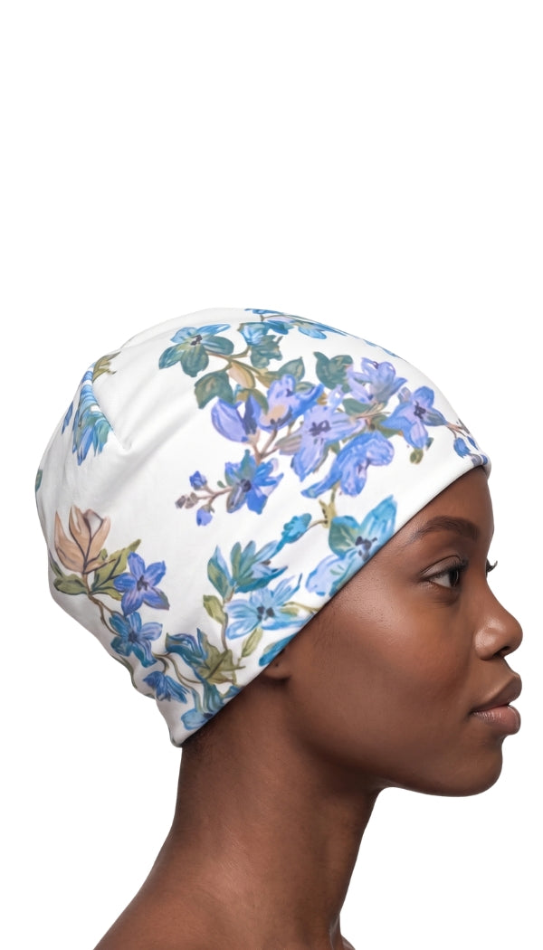 Sloan Beanie in Larkspur Riviera