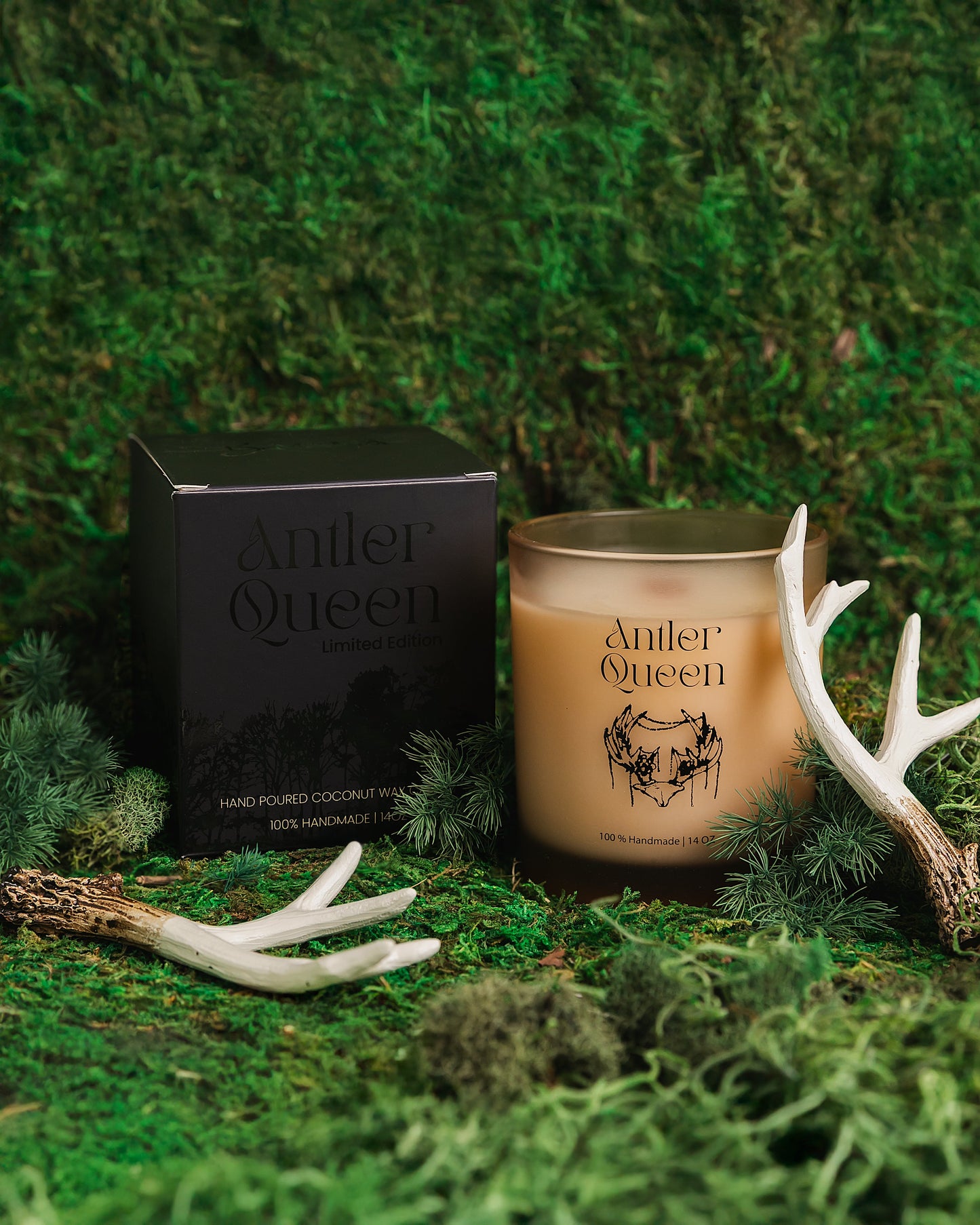 Antler Queen Candle