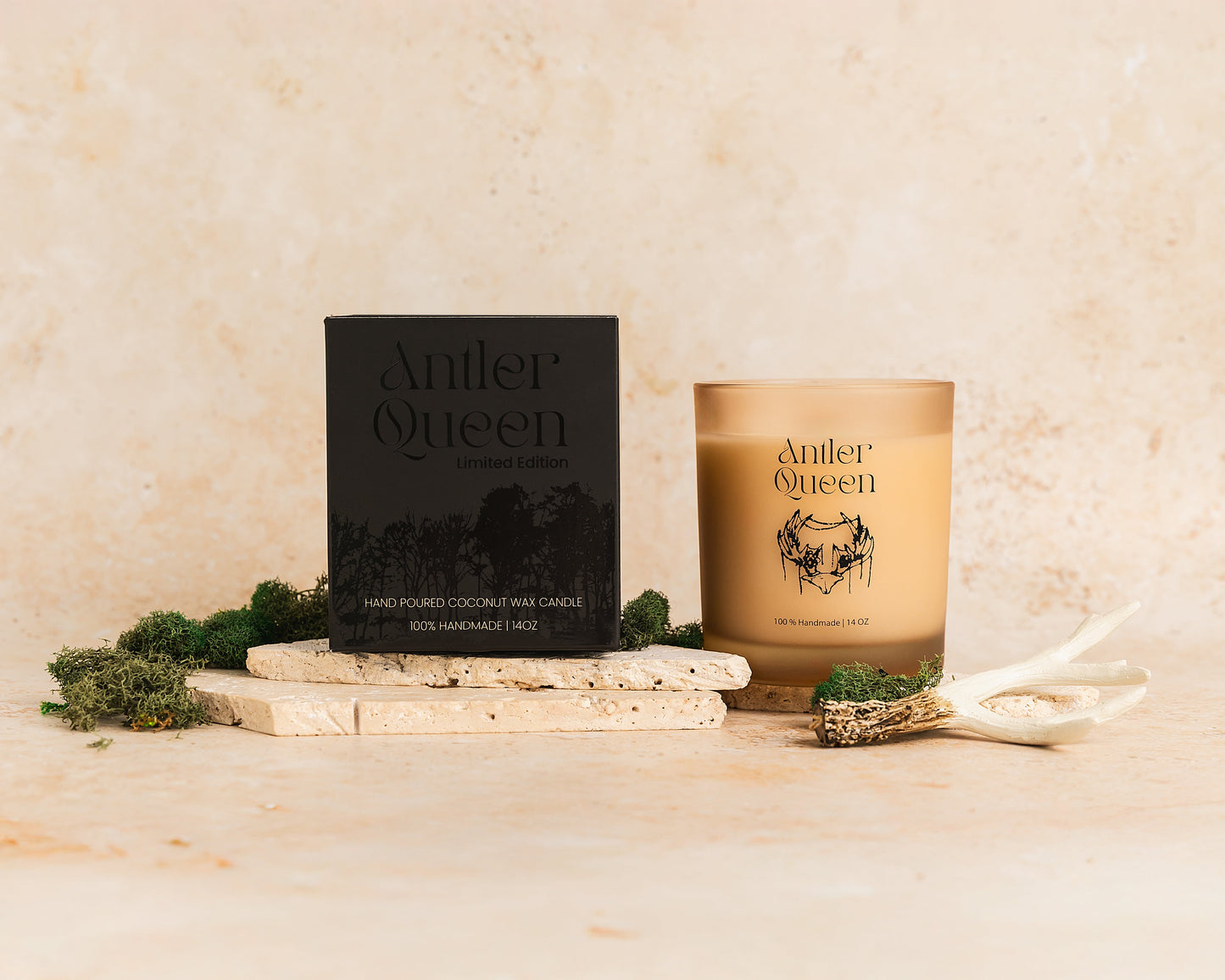 Antler Queen Candle