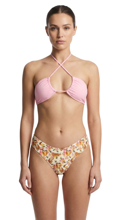 Reversible Mariah Bikini Top in Oh, Honey