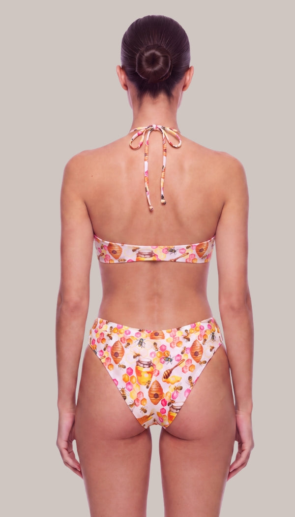 Reversible Mariah Bikini Top in Oh, Honey